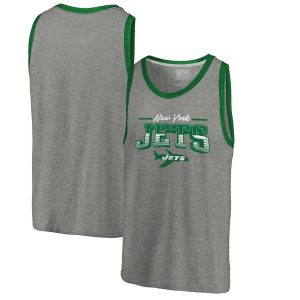 New York Jets Throwback Collection Season Ticket Tri-Blend Tank Top